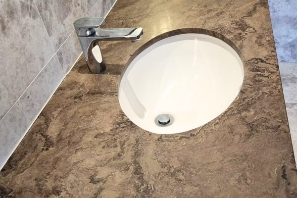 MARBLE WORKTOP RESTORATION