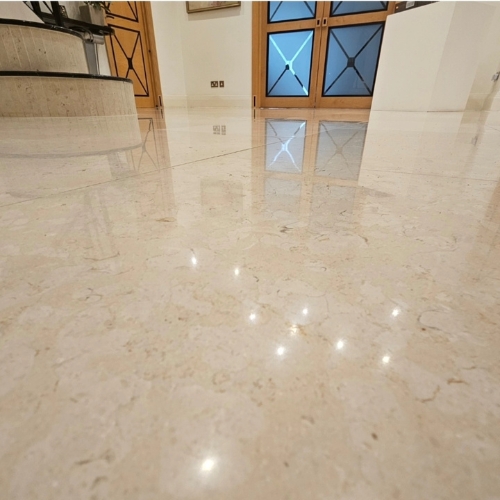 Limestone floor restoration London