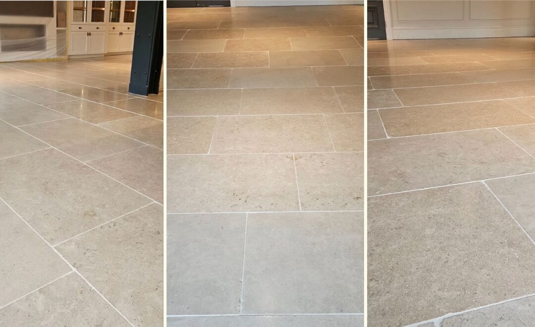 Limestone Floor Restoration in Great Missenden, Buckinghamshire