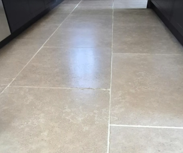 Limestone floor restoration in Marlow by StoneCura